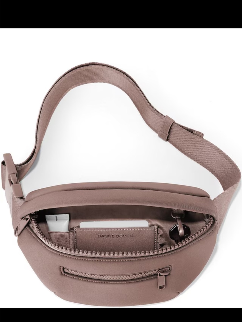 Dagne Dover Dusty Rose Neoprene Belt Bag